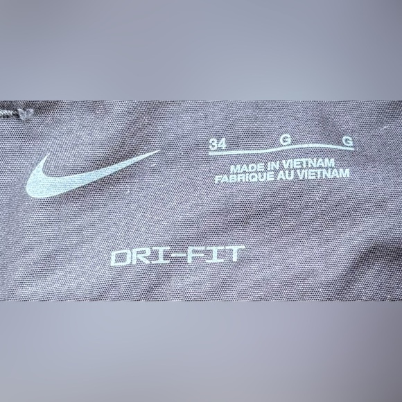 Nike Dri-Fit Golf Shorts Size 34 Black - Picture 4 of 4